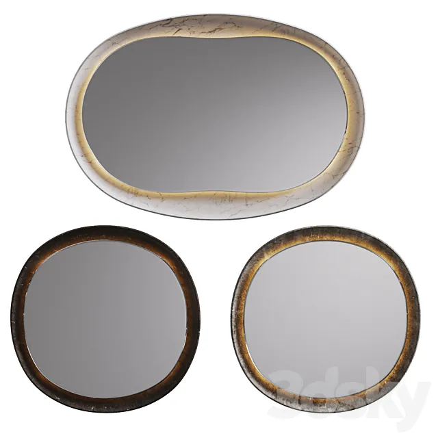 Anima mirror by Salvatori 3ds Max
