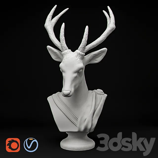 Animal Bust – Noble 3ds Max