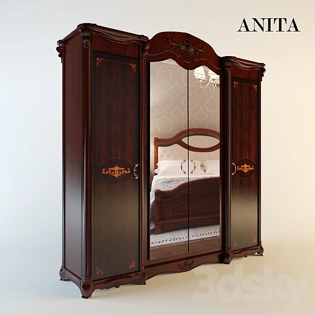 Anita Wardrobe 3DS Max Model