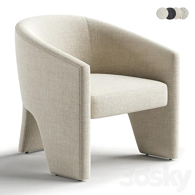 Anne Armchair 3ds Max