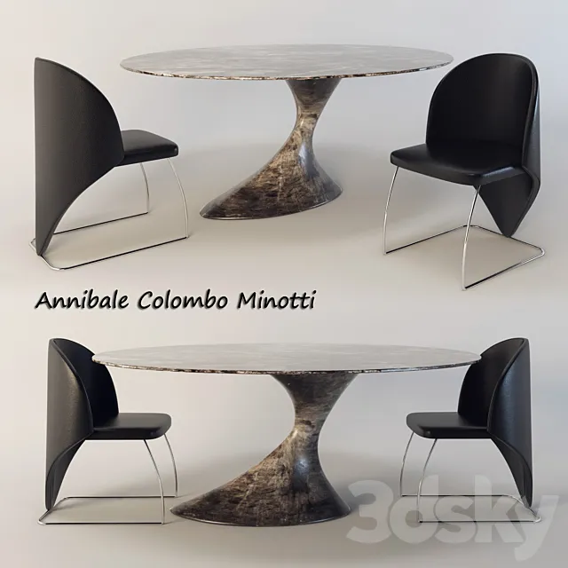 Annibale Colombo furniture 3DS Max Model