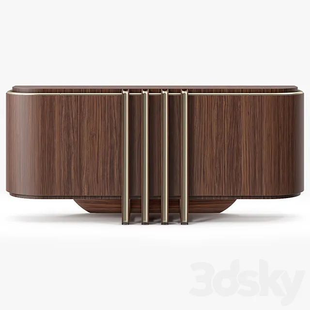 Annibale Colombo Sideboard 3DS Max Model