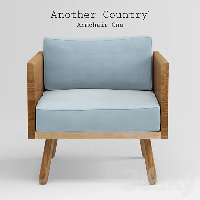 Another Country armchair-one 3ds Max