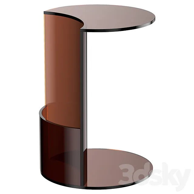 Ansel Acrylic Side Table 3dsMax Model