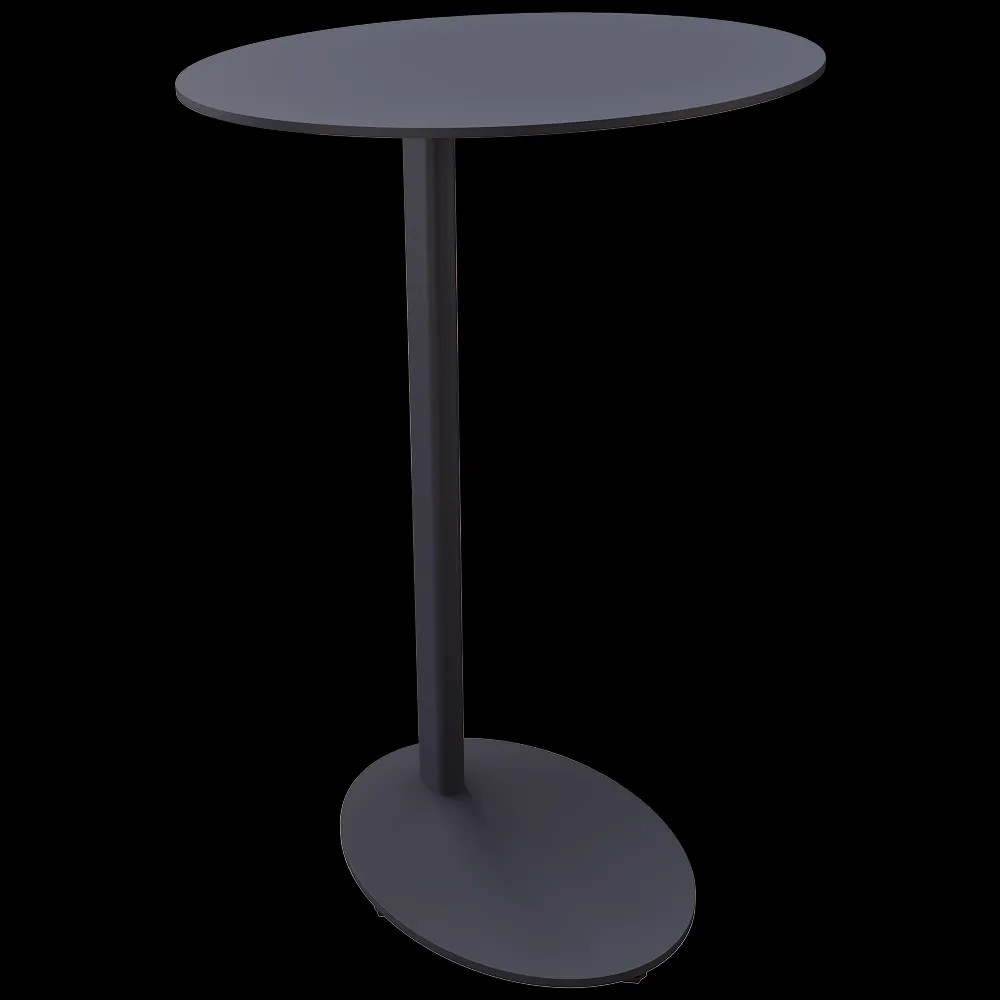 Ansen  – Bedside table MONO oval 2 3ds Max