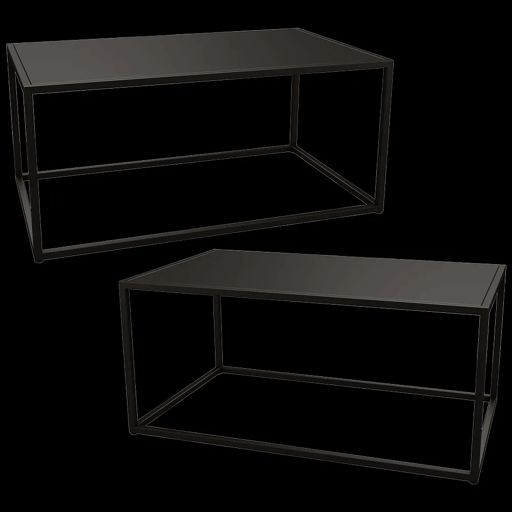 Ansen  – Coffee table rectangular 3ds Max