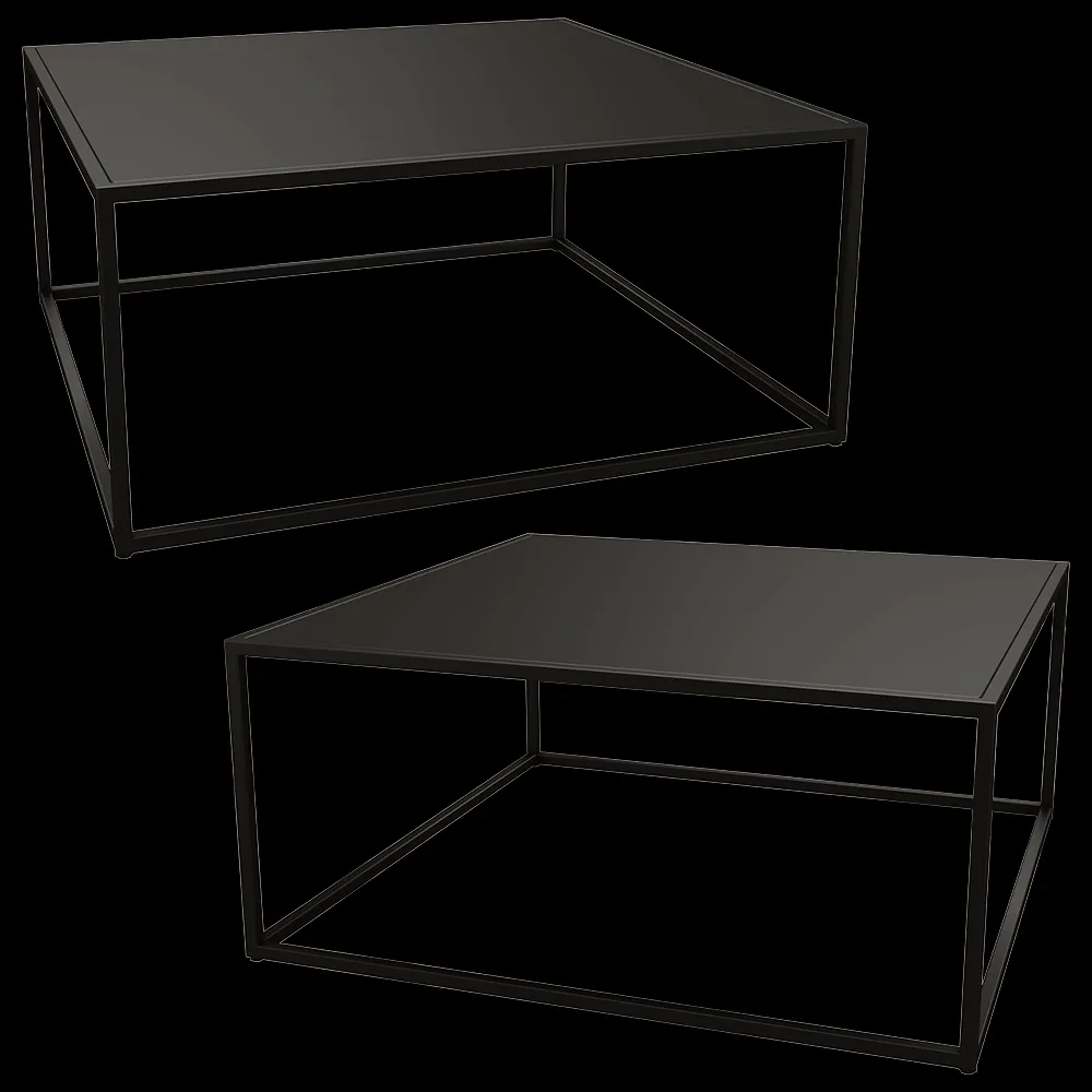 Ansen  – Coffee table square 3ds Max