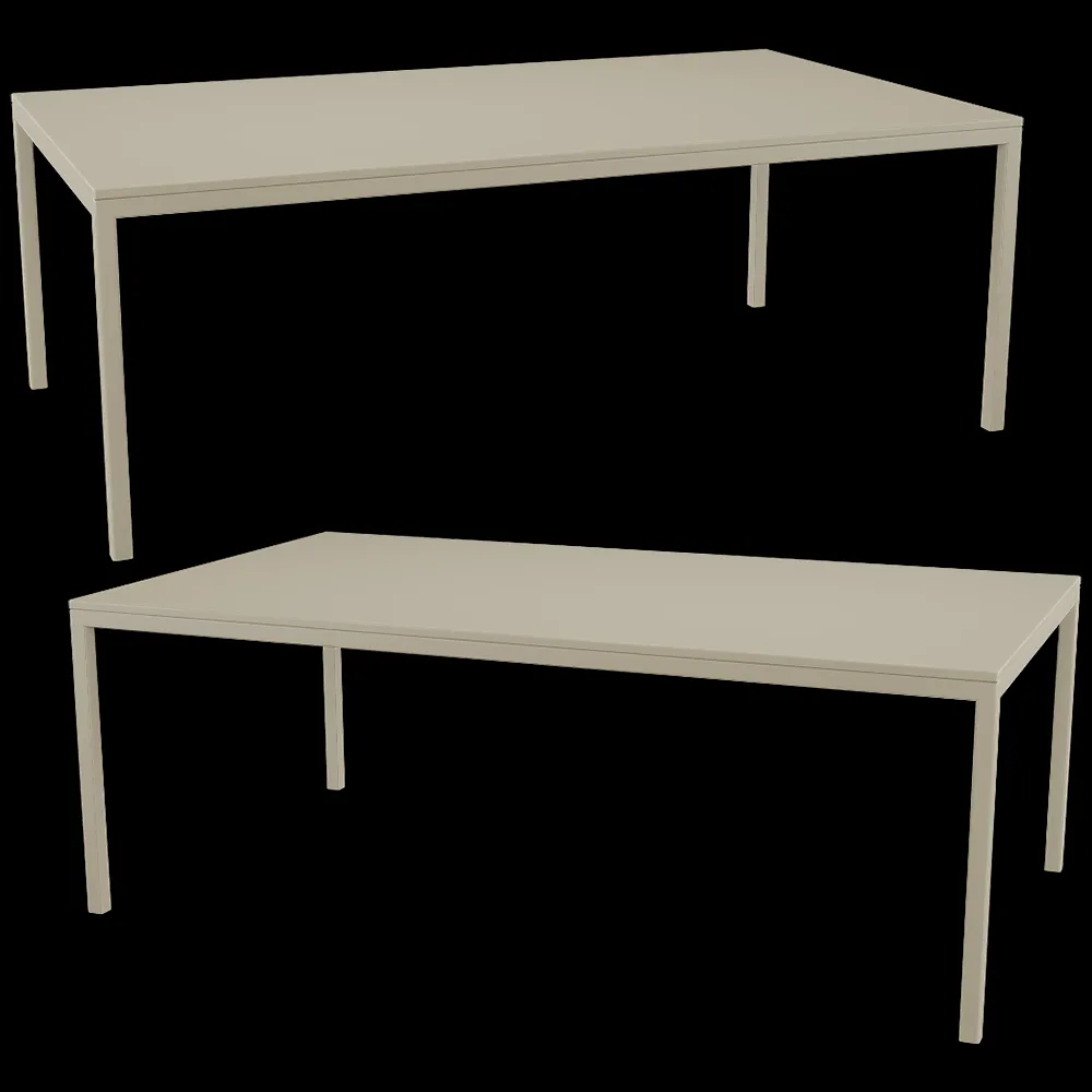 Ansen  – Dining table Rectangular 3ds Max
