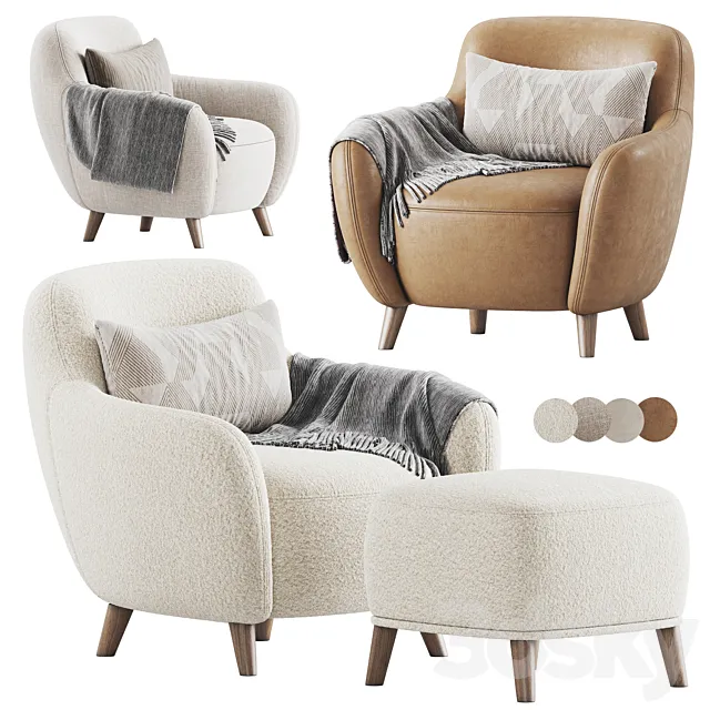 Ansil Armchair by divan.ru 3ds Max