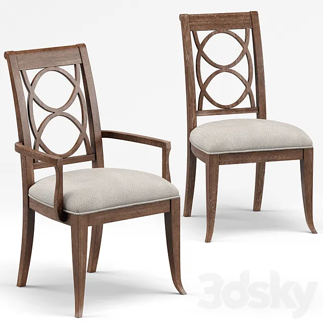 Anthony Baratta Asher Chairs 3DS Max Model