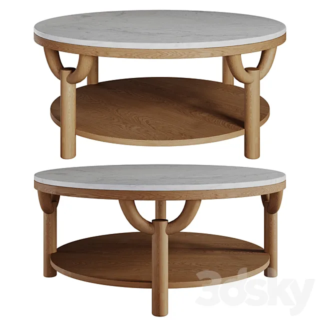 Anthropologie Arches Coffee Table 3ds Max
