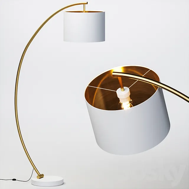 Anthropologie – Luna Floor Lamp 3ds Max