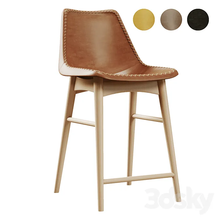 Anthropologie Rylie Counter Stool 3DS Max Model