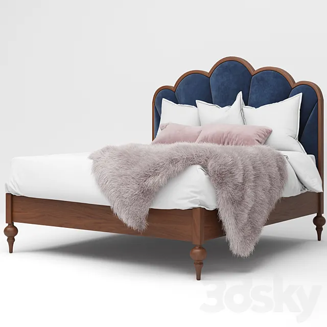 Anthropologie sofia bed 3ds Max