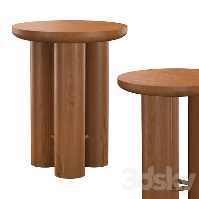 Anthropology Side Table 3DS Max Model