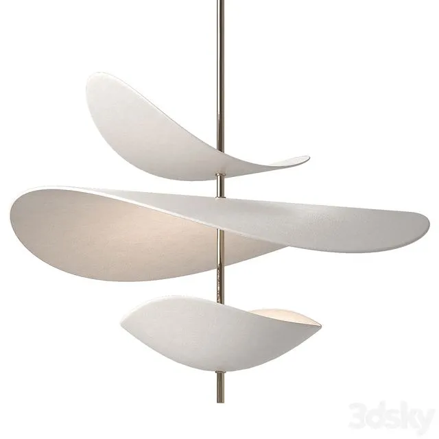 Antigone pendant chandelier by Elsa Foulon 3dsMax Model