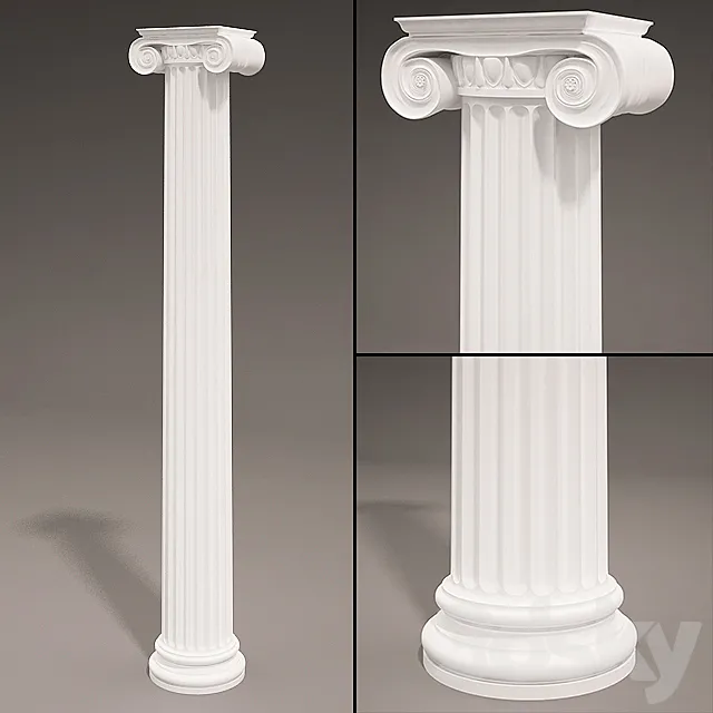 Antique Column 3DSMax File