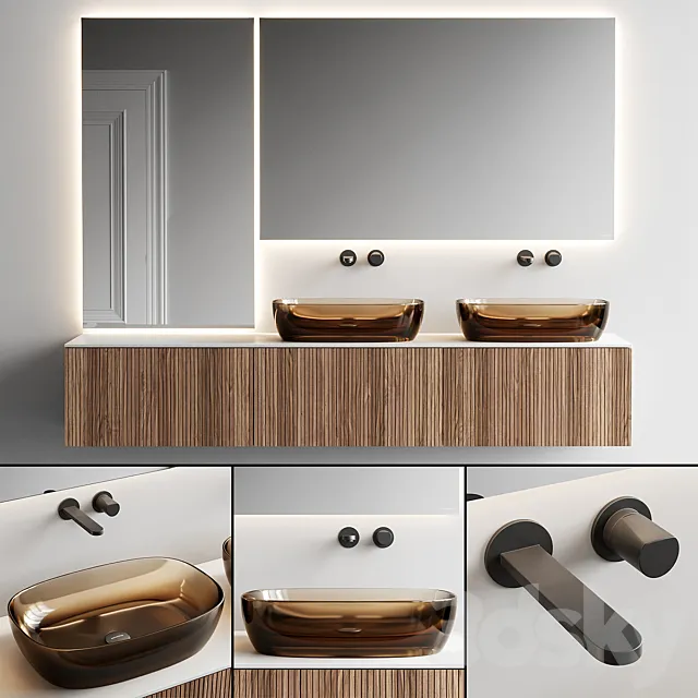 Antonio Lupi Design Binario 12 Vanity Unit Set 4 3ds Max