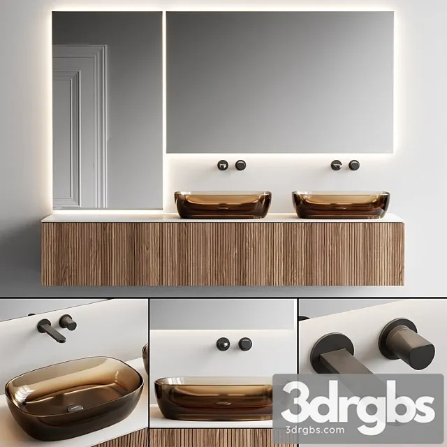 Antonio Lupi Design Binario 12 Vanity Unit Set 4