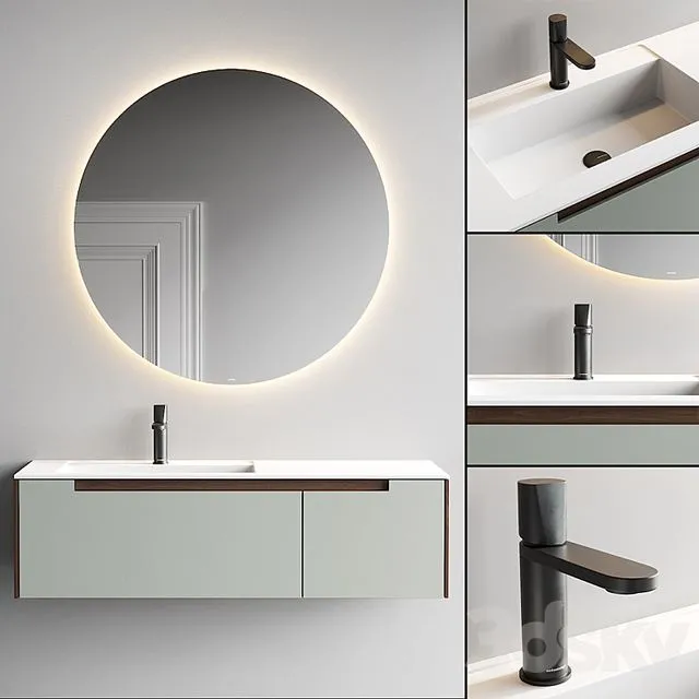 Antonio Lupi Design Orma Vanity Unit Set 2 3dsMax Model