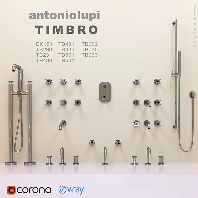 Antonio Lupi – TIMBRO 3DS Max Model