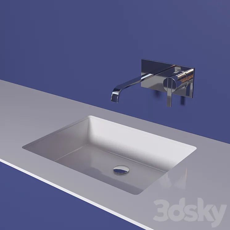 Antoniolupi sink and faucet 3DS Max