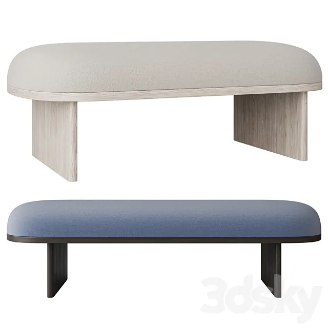 Anza pouffe 3ds Max