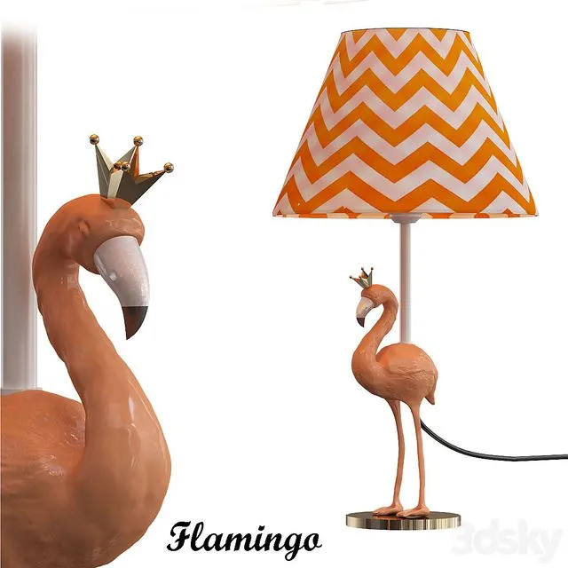 Anzazo Flamingo Table lamp 3dsMax Model