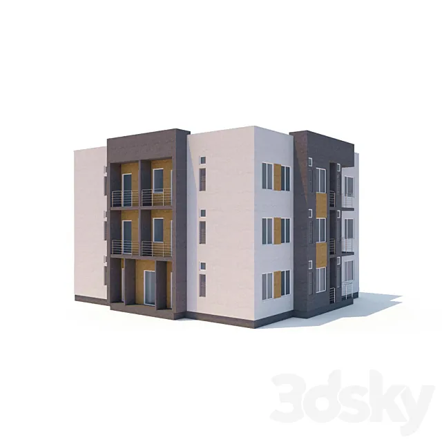 Apartment house 3DS Max Model