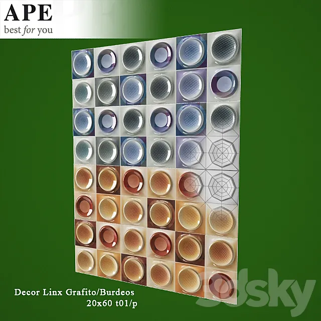 Ape Ceramica Decor Linx 3DS Max Model