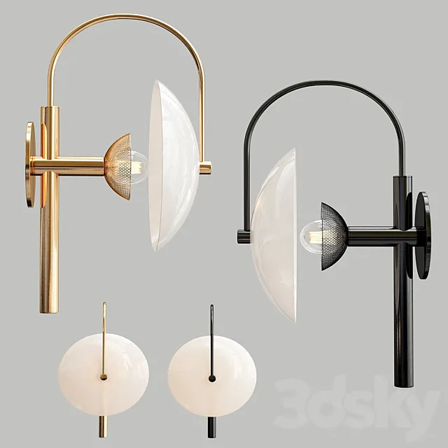 Aperture Sconce 3DS Max Model