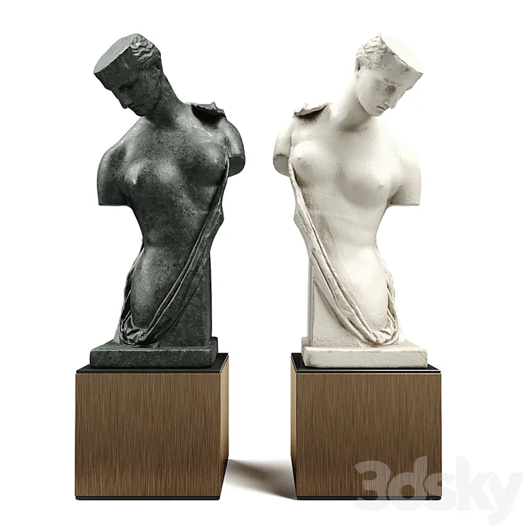 Aphrodite Psyche sculpture 3DS Max Model