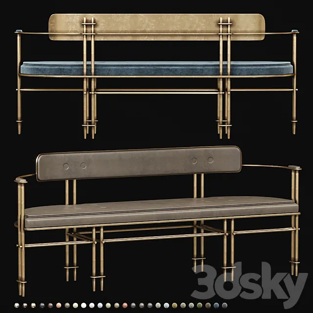Apparatus Episode: Settee 3DS Max Model