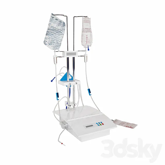 Apparatus for plasmapheresis 3DSMax File