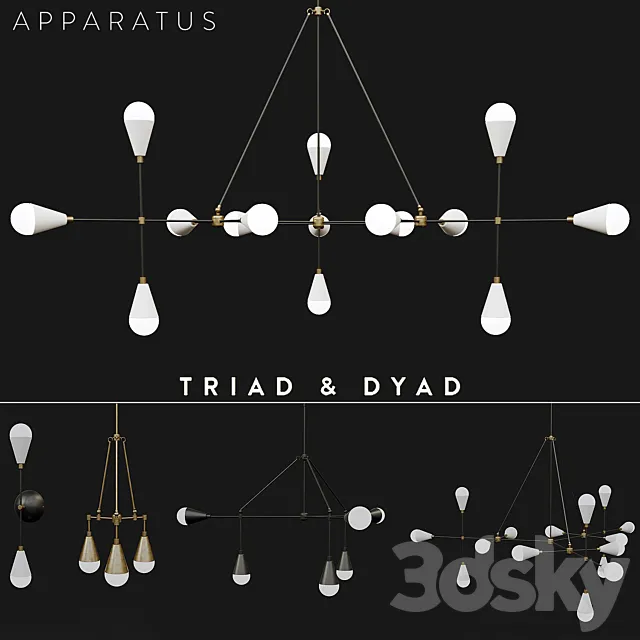 Apparatus Triad & Dyad set 3DS Max Model