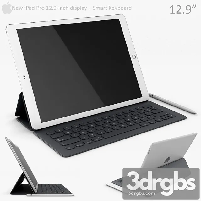 Apple ipad pro 12.9 inch with smart keyboard