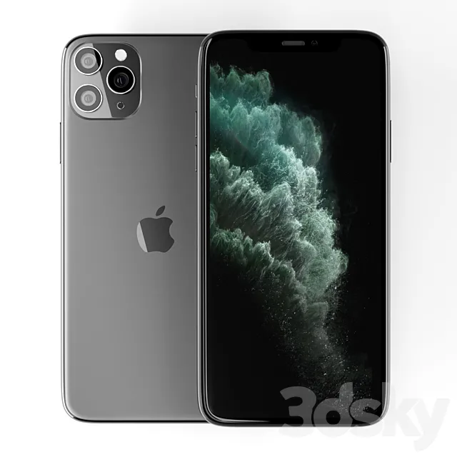 apple iphone 11 pro 3ds Max