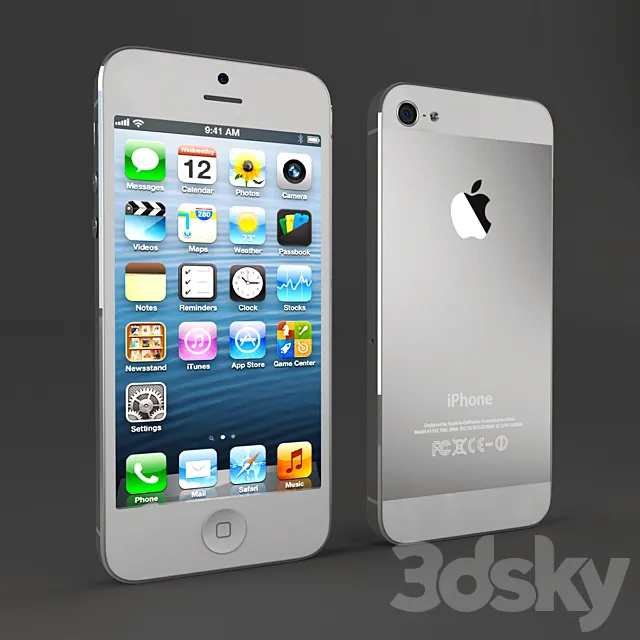 Apple Iphone 5 3DS Max Model