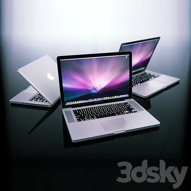 Apple MacBook Pro 15 ” 3DS Max Model