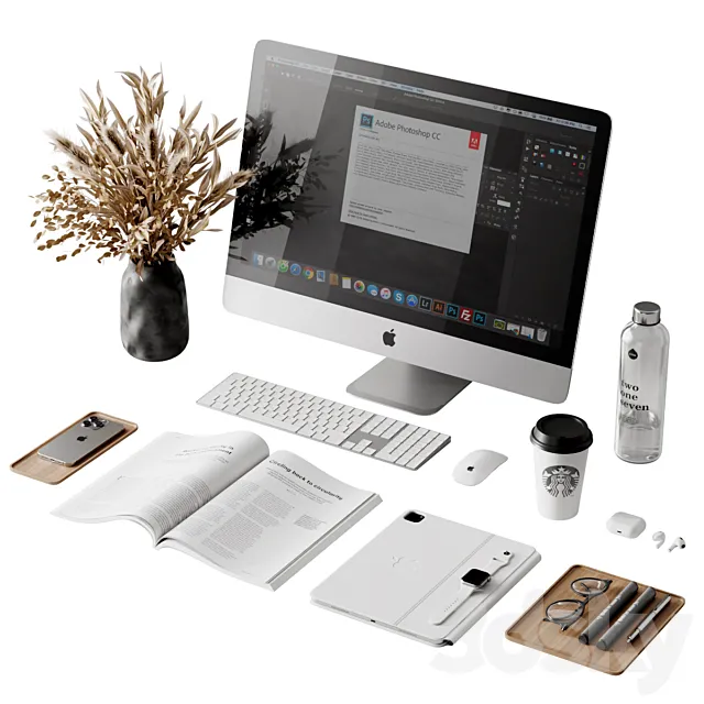 Apple Set 7 3DS Max Model