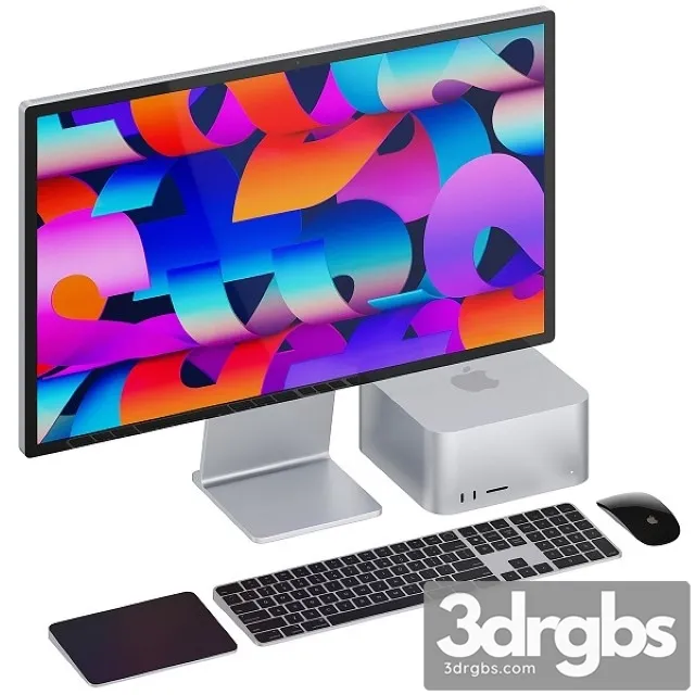 Apple Studio Display and Mac Studio Full Set 3dsmax Download