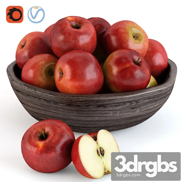 Apples (set-1) 3dsmax Download