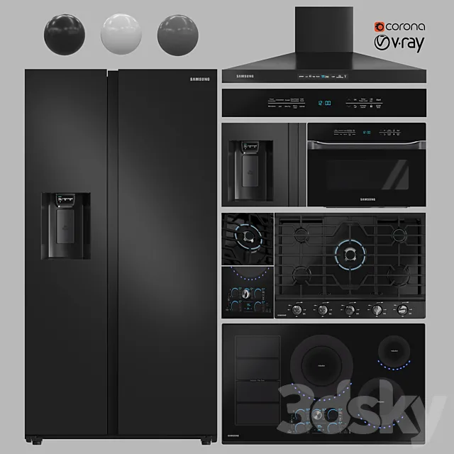 Appliance Collection SAMSUNG 3DSMax File