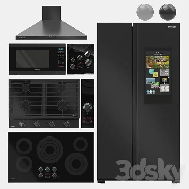 Appliance Collection SAMSUNG V02 3ds Max