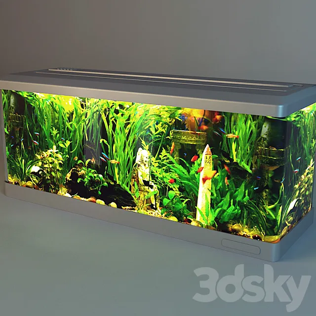 Aquarium without thumbs 3DS Max Model