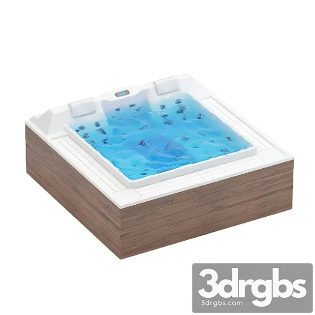 Aquavia Spa Jacuzzi Barcelona White