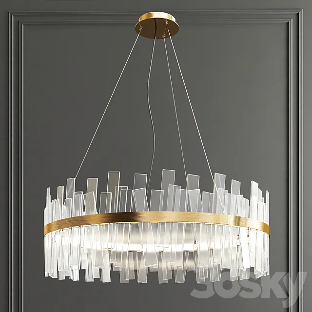 Aquitaine chandelier 3ds Max