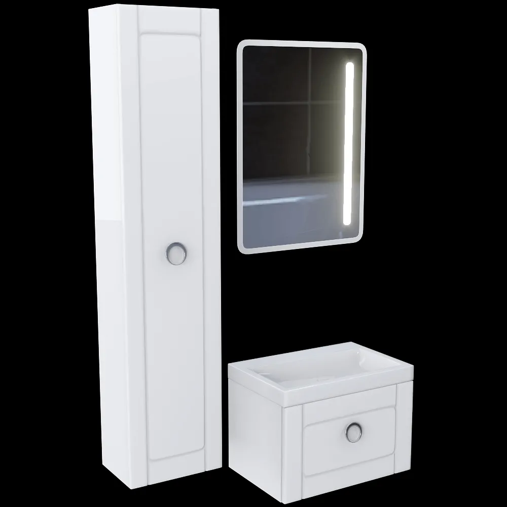 AQWELLA – Bathroom set Infinity 3ds Max