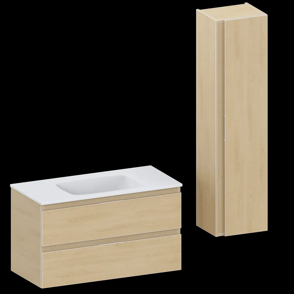 AQWELLA – Batroom set Accent 3ds Max