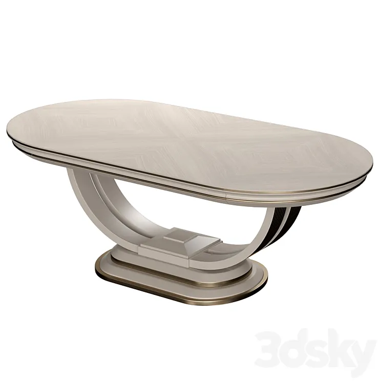 AR ARREDAMENTI Oliver COLLECTION dinner table art OL06 3DS Max Model